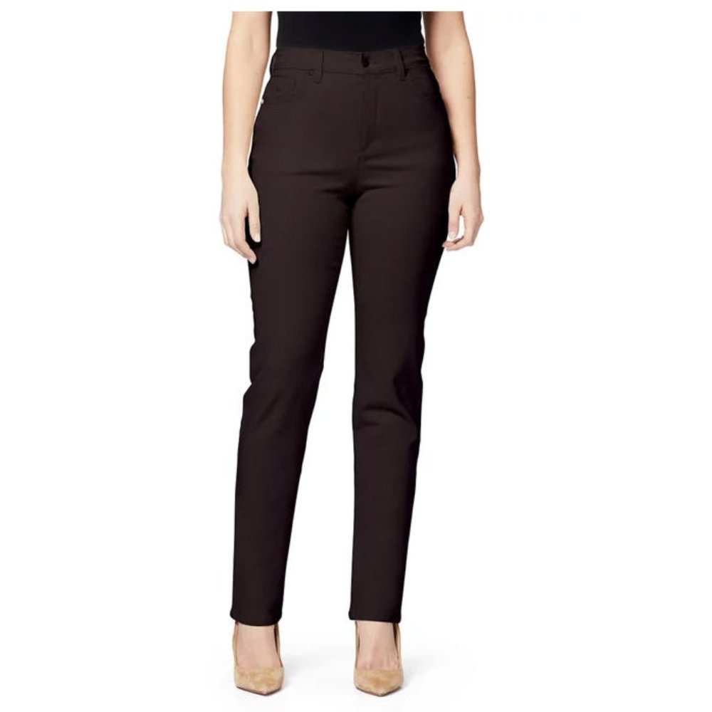 Gloria Vanderbilt Amanda Classic Fit Jeans, Sz 18, Avg 31" Inseam, Coffee Roast